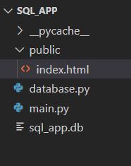 Базовые операции с базой данных SQLite через SqlAlchemy в веб-приложении на FastAPI и Python