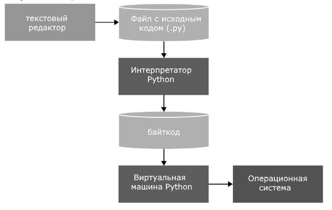 Выполнение программы на Python