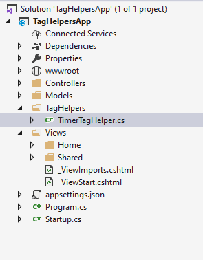 Создание taghelper в ASP.NET Core MVC