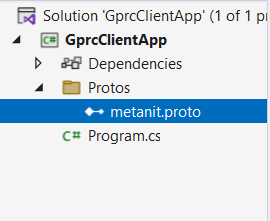Создание консольного клиента для gRPC-сервиса на языке C#