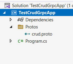 Создание консольного клиента для CRUD-интерфейса в gRPC-сервисе на языке C#