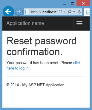 Подтверждение пароля в ASP.NET Identity