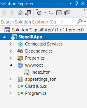 SignalR Hub для работы с .NET MAUI и C#