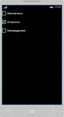 CheckBox in Windows Phone 8.1