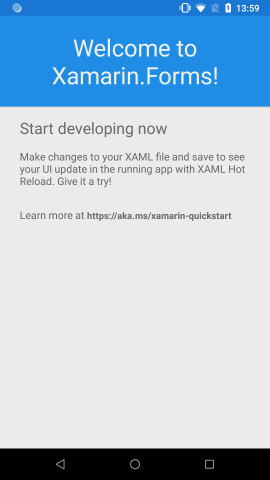 Первое приложение на Xamarin под Android