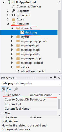 Images in Xamarin for Android