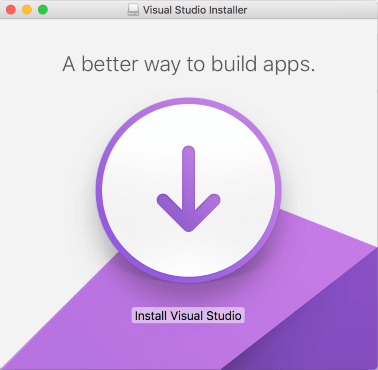 Установка Visual Studio for Mac