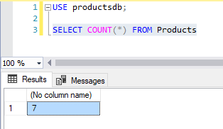 Функция count в T-SQL в MS SQL Server