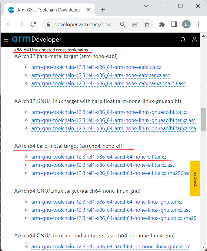 Установка GNU Arm Embedded Toolchain для ARM64 ассемблера на Linux