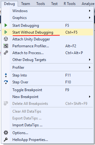 Запуск программы на C++ в Visual Studio