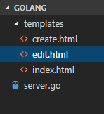 Edit data in Golang