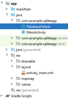 Добавление класса SQLiteOpenHelper в Android и Java