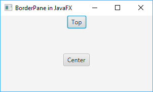 Позиционирование в BorderPane в JavaFX