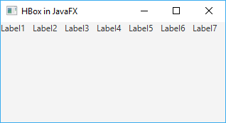 HBox в JavaFX