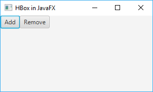 Растяжение в HBox по ширине в JavaFX