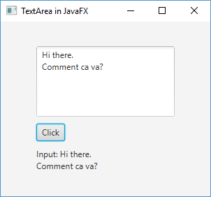 TextArea in JavaFX