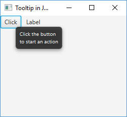 Tooltip in JavaFX