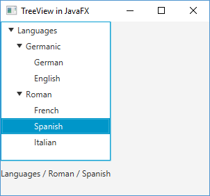 TreeView и TreeItem в JavaFX