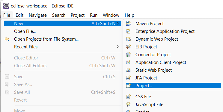 Создание первого проекта на Java в Eclipse IDE