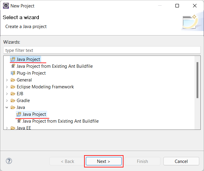 Java Project in Eclipse IDE