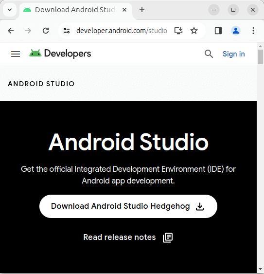 Загрузка Android Studio на Windows