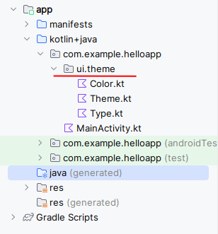 Темы в Jetpack Compose на Kotlin в Android Studio