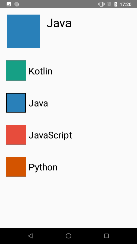 Modifier.selectable select component в Jetpack Compose и Kotlin в Android