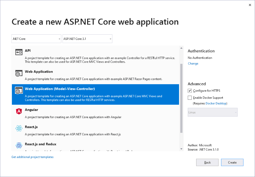 Аутентификация в ASP.NET Core
