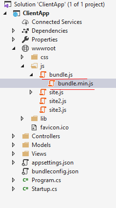 Bundling в ASP.NET Core MVC