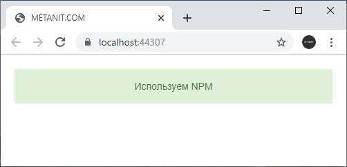 Подключение к node_modules в ASP.NET Core