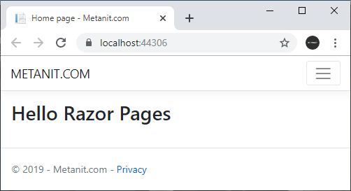Фильтры Razor Pages в ASP.NET Core