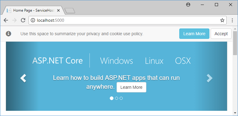 Приложение Asp.Net Core в виде службы Windows