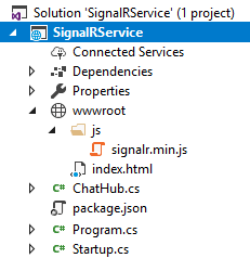 SignalR Hub для работы с Xamarin Forms