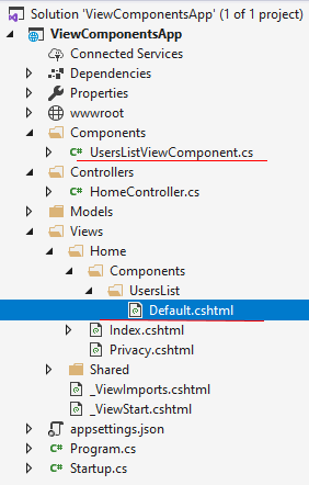 View Component in ASP.NET MVC Core