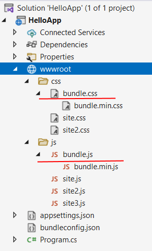 Bundling в ASP.NET Core и C#