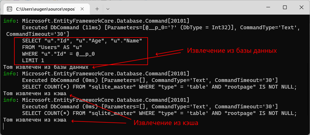 IMemoryCache и кэширование в приложении ASP.NET Core на C#