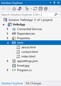 Отправка статических файлов с помощью SendFileAsync в ASP.NET Core и C#