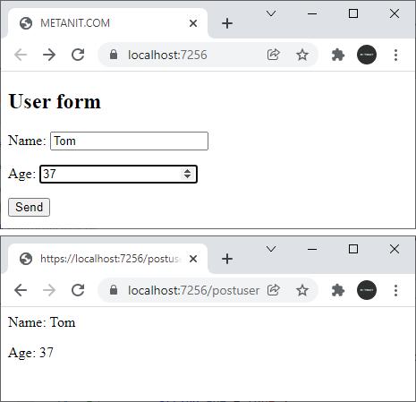 Request.Form и получение форм в ASP.NET Core и C#