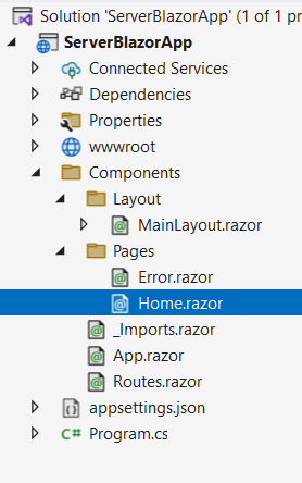 Статический рендеринг в приложении Blazor на ASP.NET Core