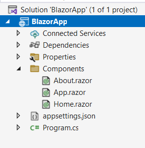 Навигация компонентов Blazor в приложении на C#