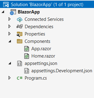 Определение конфигурации в приложении Blazor WebAssembly на C#