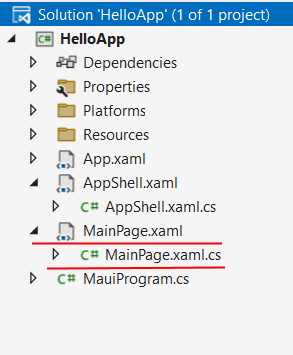 Взаимодействие кода Xaml и C# в .NET MAUI