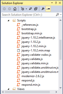 Библиотеки javascript в ASP.NET MVC 5