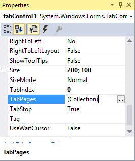 Свойство TabPages