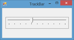 Элемент TrackBar в Windows Forms