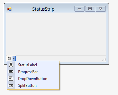 StatusStrip в Windows Forms