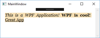 Span в WPF