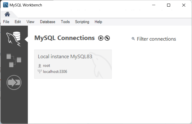 Local Instance MySQL