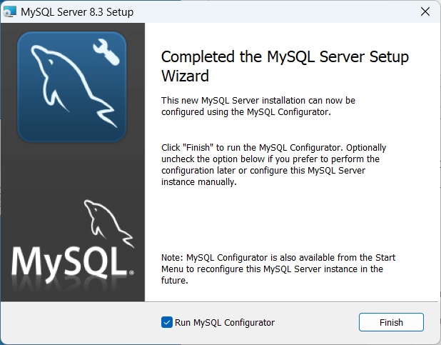 Конфигурация MySQL на Windows