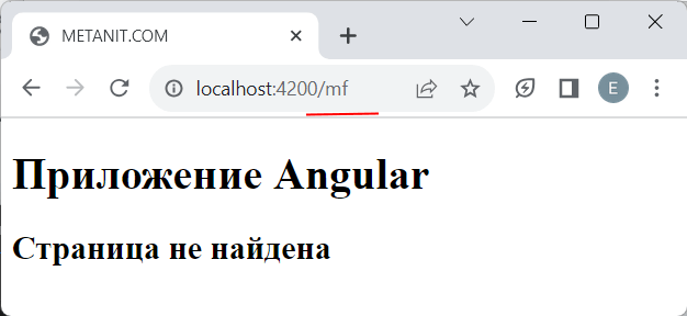 Маршрутизация в Angular